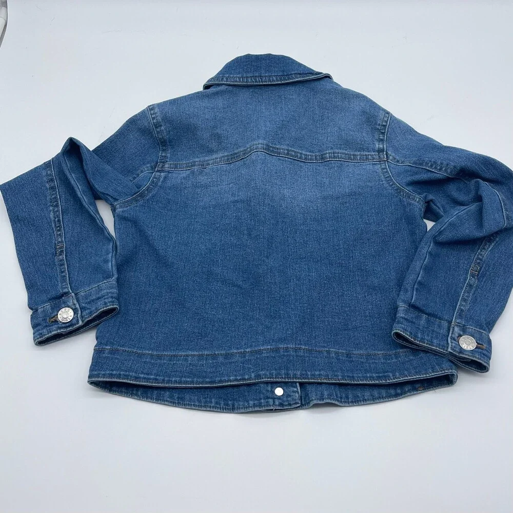 BCBG girls denim jacket size 7/8 great conditions